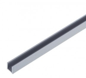 Планка торцевая "П" 4 мм для стеновой панели (алюминий) в Первоуральске - pervouralsk.ok-mebel.com | фото