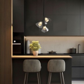 Подвесная люстра Eurosvet Enigma 70161/3 черный в Первоуральске - pervouralsk.ok-mebel.com | фото 3