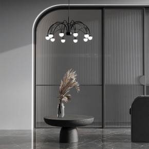 Подвесная люстра Eurosvet Ragno 90034/10 LED черный в Первоуральске - pervouralsk.ok-mebel.com | фото 4