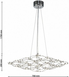 Подвесная люстра Favourite Thinner 4305-8P в Первоуральске - pervouralsk.ok-mebel.com | фото 5