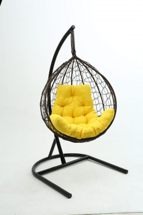 Подвесное кресло Бароло (коричневый/желтый) в Первоуральске - pervouralsk.ok-mebel.com | фото
