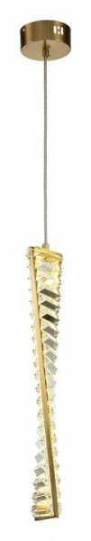 Подвесной светильник Indigo Frizzante 12015/1P Brass в Первоуральске - pervouralsk.ok-mebel.com | фото 3