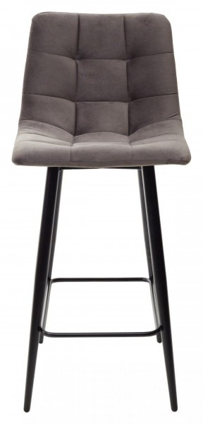 Полубарный стул CHILLI-QB графит #14, велюр / черный каркас (H=66cm) М-City в Первоуральске - pervouralsk.ok-mebel.com | фото 5