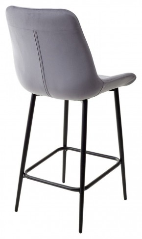 Полубарный стул ХОФМАН, цвет H-14 Серый, велюр / черный каркас H=63cm М-City в Первоуральске - pervouralsk.ok-mebel.com | фото 5