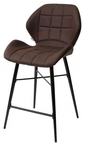 Полубарный стул MARCEL COWBOY-#800 темно-коричневый (H=65cm), ткань микрофибра М-City в Первоуральске - pervouralsk.ok-mebel.com | фото