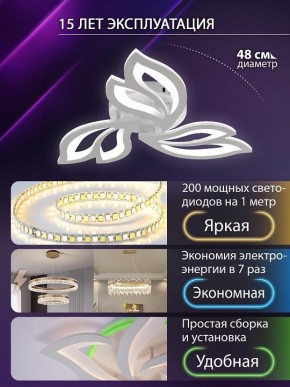 Потолочная люстра Natali Kovaltseva  LED LAMPS 81426 в Первоуральске - pervouralsk.ok-mebel.com | фото 5