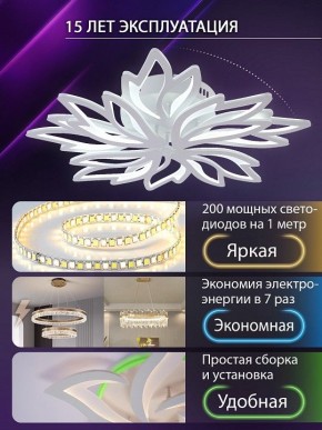 Потолочная люстра Natali Kovaltseva RIF LED LAMPS 81118/6C в Первоуральске - pervouralsk.ok-mebel.com | фото 5
