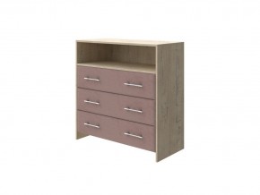 PROxSON Комод Varna (ЛДСП Бунратти+ткань Бунратти/Ultra Горячий шоколад) 90x40 в Первоуральске - pervouralsk.ok-mebel.com | фото