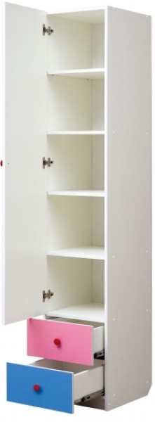 Шкаф 1-но дверный с ящиками и фотопечатью Совята 1.2 (400) в Первоуральске - pervouralsk.ok-mebel.com | фото 2