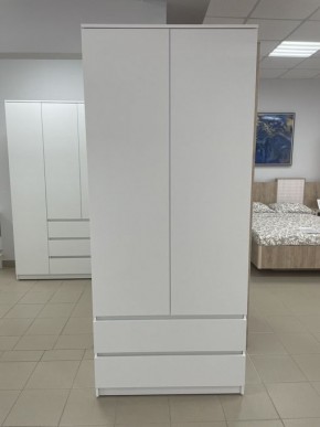 Шкаф 2-ств. с 2 ящиками "Бьянко" в Первоуральске - pervouralsk.ok-mebel.com | фото 3