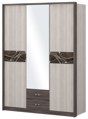 Шкаф 3-х дверный с зеркалом Шк68.2 МС Николь в Первоуральске - pervouralsk.ok-mebel.com | фото