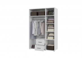 Шкаф 3-х створчатый с ящиками VICTOR (Белый) в Первоуральске - pervouralsk.ok-mebel.com | фото 2