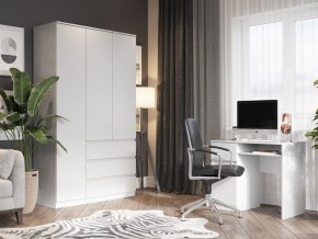 Шкаф 3-ств. с 3 ящиками "Бьянко" в Первоуральске - pervouralsk.ok-mebel.com | фото 4