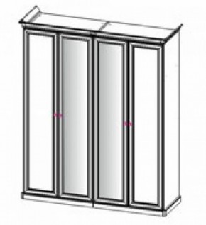 Шкаф 4-х створчатый (2+2) с Зеркалом "Патрисия" (караваджо) в Первоуральске - pervouralsk.ok-mebel.com | фото