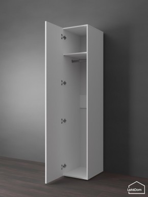 Шкаф Linnea MHR-1PO 2050х400х510 (Белый-М 11.1.1) в Первоуральске - pervouralsk.ok-mebel.com | фото 4