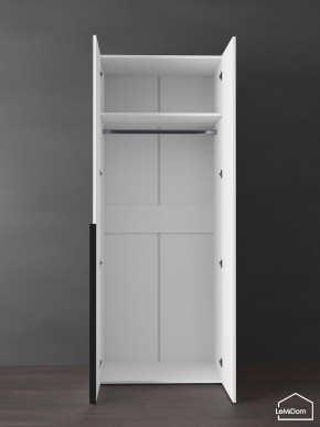 Шкаф Linnea MHR-2 2050х800х510 (Белый-М 11.1.1) в Первоуральске - pervouralsk.ok-mebel.com | фото 4