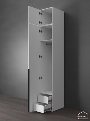 Шкаф с антресолью Linnea MHR-1A-3 2450х400х510 (Белый-М 11.1.2) в Первоуральске - pervouralsk.ok-mebel.com | фото 6