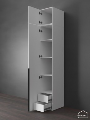 Шкаф с антресолью Linnea MHR-1A-4 2450х400х510 (Белый-М 11.1.2) в Первоуральске - pervouralsk.ok-mebel.com | фото 5