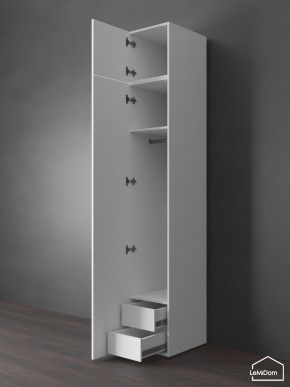 Шкаф с антресолью Linnea MHR-1POA-3 2450х400х510 (Белый-М 11.1.2) в Первоуральске - pervouralsk.ok-mebel.com | фото 6