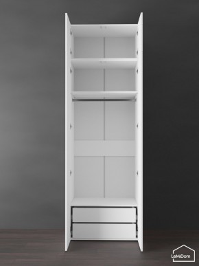 Шкаф с антресолью Linnea MHR-2POA-3 2450х800х510 (Белый-М 11.1.2) в Первоуральске - pervouralsk.ok-mebel.com | фото 5