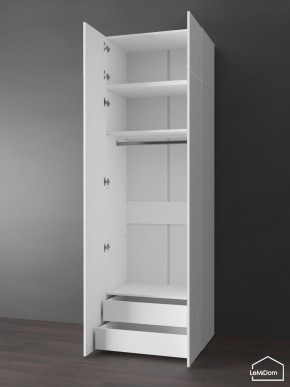 Шкаф с антресолью Linnea MHR-2POA-3 2450х800х510 (Белый-М 11.1.2) в Первоуральске - pervouralsk.ok-mebel.com | фото 6