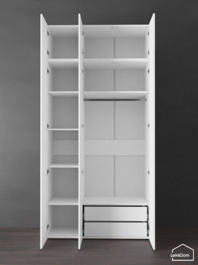 Шкаф с антресолью Linnea MHR-3POA-2 2450х1200х510 (Белый-М 11.1.1) в Первоуральске - pervouralsk.ok-mebel.com | фото 6