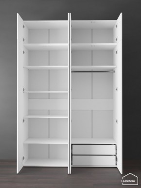 Шкаф с антресолью Linnea MHR-4POA-2 2450х1600х510 (Белый-М 11.1.2) в Первоуральске - pervouralsk.ok-mebel.com | фото 5