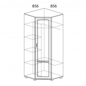 Шкаф угловой №243 Белла в Первоуральске - pervouralsk.ok-mebel.com | фото 2