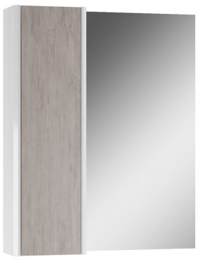 Шкаф-зеркало Uno 60 Дуб серый левый/правый Домино (DU1503HZ) в Первоуральске - pervouralsk.ok-mebel.com | фото 2