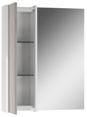 Шкаф-зеркало Uno 60 Дуб серый левый/правый Домино (DU1503HZ) в Первоуральске - pervouralsk.ok-mebel.com | фото 3