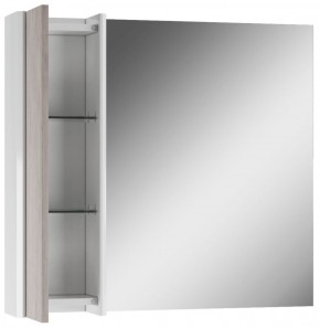 Шкаф-зеркало Uno 80 Дуб серый левый/правый Домино (DU1504HZ) в Первоуральске - pervouralsk.ok-mebel.com | фото 4