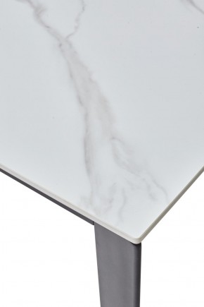 Стол CORNER 120 MATT WHITE MARBLE SOLID CERAMIC / BLACK, ®DISAUR в Первоуральске - pervouralsk.ok-mebel.com | фото 8