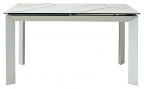Стол CREMONA 160 KL-188 Контрастный мрамор / белый каркас, ®DISAUR в Первоуральске - pervouralsk.ok-mebel.com | фото 5