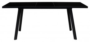 Стол ФИН 120 Черный, стекло/ Черный каркас М-City в Первоуральске - pervouralsk.ok-mebel.com | фото