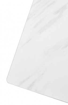 Стол FONDI 180 MARBLES KL-99 Белый мрамор матовый, итальянская керамика/ черный каркас, ®DISAUR в Первоуральске - pervouralsk.ok-mebel.com | фото 6