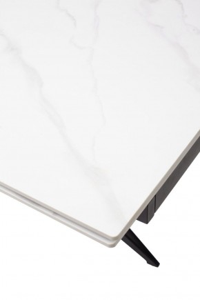 Стол FORIO 160 MATT WHITE MARBLE SOLID CERAMIC / BLACK, ®DISAUR в Первоуральске - pervouralsk.ok-mebel.com | фото 9