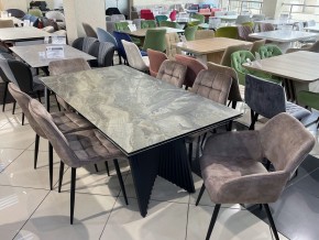 Стол IVAR 180 MARBLES KL-80 Серый мрамор, итальянская керамика, ®DISAUR в Первоуральске - pervouralsk.ok-mebel.com | фото 11