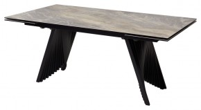 Стол IVAR 180 MARBLES KL-80 Серый мрамор, итальянская керамика, ®DISAUR в Первоуральске - pervouralsk.ok-mebel.com | фото 2