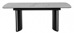 Стол RASMUS 160 TL-45 Белый мрамор, испанская керамика / черный каркас, ®DISAUR в Первоуральске - pervouralsk.ok-mebel.com | фото 10