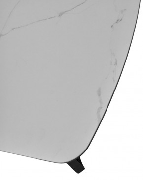 Стол RASMUS 160 TL-45 Белый мрамор, испанская керамика / черный каркас, ®DISAUR в Первоуральске - pervouralsk.ok-mebel.com | фото 6