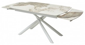Стол RIVOLI 140 GLOSS LUXURY PANDORA SOLID CERAMIC / WHITE, ®DISAUR в Первоуральске - pervouralsk.ok-mebel.com | фото 8