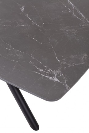 Стол RIVOLI 140 MATT BLACK MARBLE SOLID CERAMIC / BLACK, ®DISAUR в Первоуральске - pervouralsk.ok-mebel.com | фото 10
