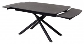 Стол RIVOLI 140 MATT BLACK MARBLE SOLID CERAMIC / BLACK, ®DISAUR в Первоуральске - pervouralsk.ok-mebel.com | фото 6