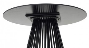 Стол TERNI 120 MATT BLACK MARBLE SOLID CERAMIC Черный мрамор матовый, керамика /Черн.каркас, ®DISAUR в Первоуральске - pervouralsk.ok-mebel.com | фото 6