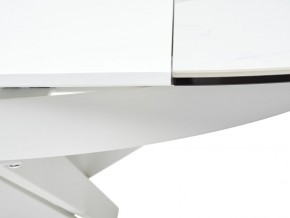 Стол TRENTO 120 HIGH GLOSS STATUARIO Белый мрамор глянцевый, керамика/ белый каркас, ®DISAUR в Первоуральске - pervouralsk.ok-mebel.com | фото 9