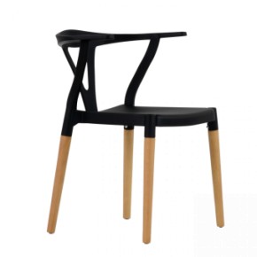 Стул Barneo N-218 Wishbone интерьерный кухонный черный в Первоуральске - pervouralsk.ok-mebel.com | фото