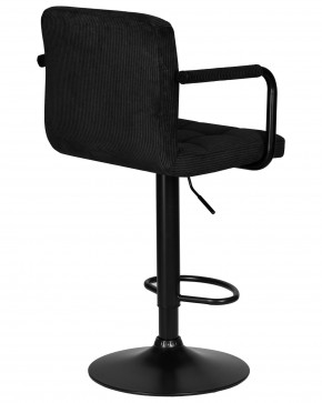 Стул барный DOBRIN KRUGER ARM BLACK, черный вельвет (LAR-E2041-52) в Первоуральске - pervouralsk.ok-mebel.com | фото 4