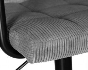 Стул барный DOBRIN KRUGER ARM BLACK, серый вельвет (LAR-E2041-25) в Первоуральске - pervouralsk.ok-mebel.com | фото 7