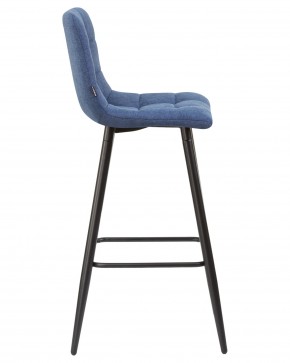 Стул барный DOBRIN NICOLE, черные матовые ножки, синяя ткань (UF860-14B) в Первоуральске - pervouralsk.ok-mebel.com | фото 3