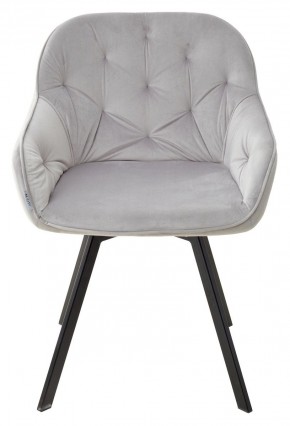 Стул GALE 360 град. поворот. BLUVEL-03 LIGHT GREY, велюр/ черный каркас, М-City в Первоуральске - pervouralsk.ok-mebel.com | фото 3